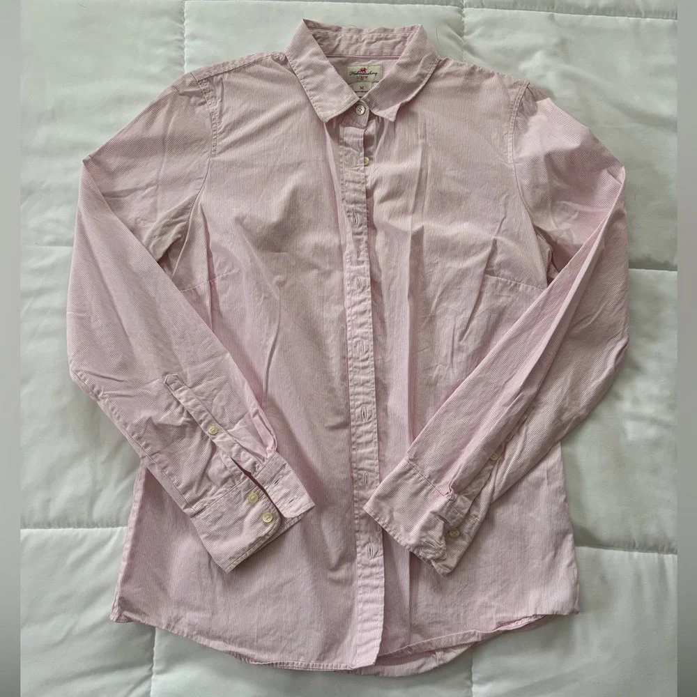 J. Crew Light Pink Haberdashery Casual Button-Down Shirt